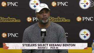 Steelers' Teryl Austin Believes The Steelers Defensive Line Has What It Needs To Avoid Disaster (Keeanu Benton). Photo by Steelers.com